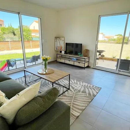 Le Cabes - Climatisation - Bbq -terrasse & Jardin- Free Parking 2 Places-wifi - Teletravail - Sudsejourconciergerie Апартаменты *