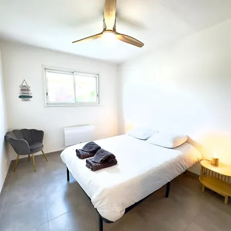 Le Cabes - Climatisation - Bbq -terrasse & Jardin- Free Parking 2 Places-wifi - Teletravail - Sudsejourconciergerie * Cabestany