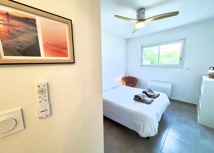 Apartment Le Cabes - Climatisation - Bbq -terrasse & Jardin- Free Parking 2 Places-wifi - Teletravail - Sudsejourconciergerie Cabestany